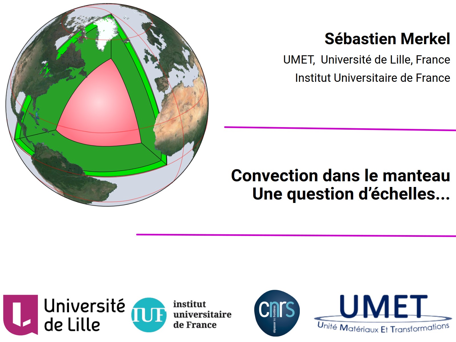 Convection dans le manteau - Une question d’échelles...